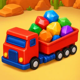 أيقونة Gem Loop: Truck Escape